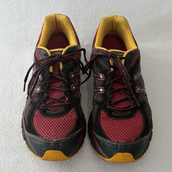 ASICS GEL-Scram Men\'s 10 Brick Sun Durable Trail T2J1N Comfort Athletic Shoe Red main image 5